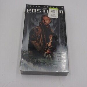 The Postman Kevin Costner Vintage Sealed VHS Tape 90s Movie Collectible